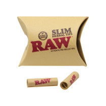 RAW® - Pre-Rolled Hemp Tips Slim (21ct) - Display of 20 (MSRP $2.00ea)