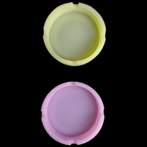 3.5" Assorted Single Silicone Glow In The Dark Ashtray (MSRP $6.00)