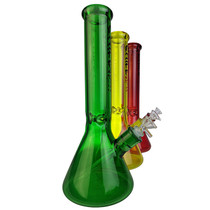 Chill Glass - 14" Full Color Beaker Water Pipe - with 14M Bowl (MSRP $100.00)
