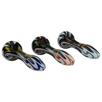 On Point Glass - 4" Wig Wag Spoon Hand Pipe Box Set (MSRP $45.00)