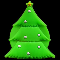 Silicone Xmas Tree Spoon Hand Pipe (MSRP $20.00)
