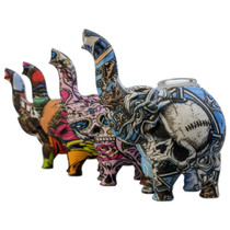 4.5" Silicone Water Transfer Design Elephant Hand Pipe (MSRP $15.00)