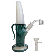 10" Peeled Banana Water Pipe - with 14M Bowl & 4mm Banger (MSRP $100.00)