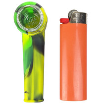 4" Silicone Glass Bowl Spoon Hand Pipe (MSRP $10.00)