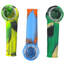 4" Silicone Glass Bowl Spoon Hand Pipe (MSRP $10.00)