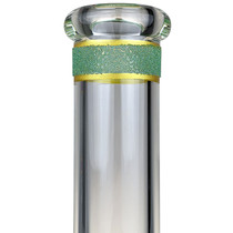 13.5" 3 Stripe Color Grip Beaker Water Pipe - with 14M Bowl (MSRP $80.00)