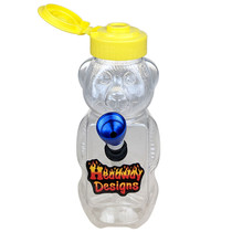 Headway Designs - 6" Acrylic Honey Bear Water Pipe - with Funnel Slider (MSRP $15.00)