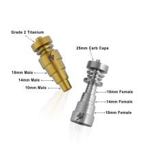 Titanium 6-in-1 Carb Cap Nail By Honeybee Herb *Drop Ship* (MSRP $29.99)