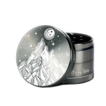 4 Piece 2.5" Starry Night Aluminum Grinders By Green Star *Drop Ship* (MSRP $26.99)