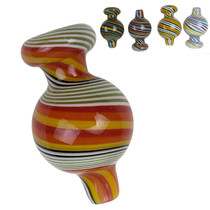 26mm Assorted Color Swirl Bubble Carb Cap - Single (MSRP $25.00)