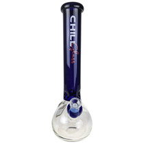 Chill Glass - 15" Round Bottom Beaker Water Pipe - with 14M Bowl (MSRP $95.00)