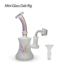 5.9" Shower Head Mini Glass Dab Rig Kit By Waxmaid *Drop Ship* (MSRP $77.99)