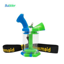 3″ Silicone Glass Mini Bubbler By Waxmaid *Drop Ship* (MSRP $19.99)