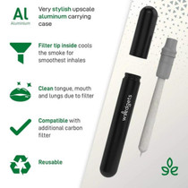 Descrete & Smell Proof "J" Case / DOOB Tube Kit with Filter Tips By Weedgets *Drop Ship* (MSRP $29.99)