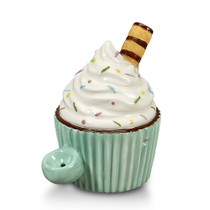 Novelty Cupcake Shaped Hand Pipe (MSRP $30.00)