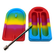 Silicone Storage 31mm 5ml - Ice Pop with Stainless Steel Poker - Single (MSRP $10.00)