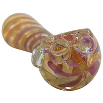 3" Fumed Swirl Work Spoon Hand Pipe (MSRP $30.00)