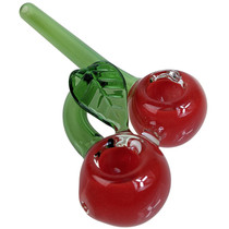 6" Double Cherry Novelty Hand Pipe (MSRP $50.00)