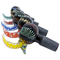 Latachino Wrap Dual Horn Black Tube Bowl 14M (MSRP $25.00)