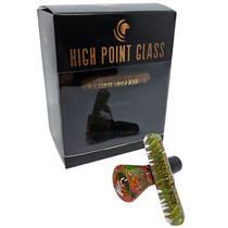 High Point Glass - Assorted USA Color Wig Wag Handle Bowl 14M (MSRP $40.00)