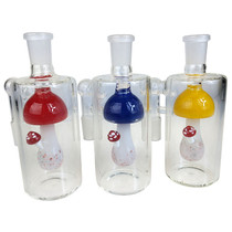 Assorted USA Color Mushroom Ash Catcher - 14F/14M  - 90 Degree (MSRP $30.00)