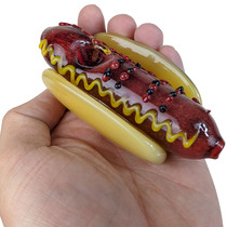 4" Hotdog Novelty Hand Pipe (MSRP $50.00)