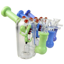 5.5" Yosher Bubbler Water Pipe - with 14M Bowl (MSRP $60.00)