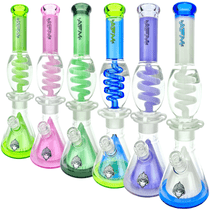 16" Reversal UFO Pyramid Freezable Coil Set By AFM Glass (Pack of 5 Asstd Colors) *Drop Ship* (MSRP $394.99 Each)