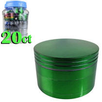 Assorted Design 4-Part Grinder - 20ct Jar (MSRP $15.00ea)