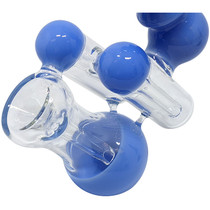 7" Triple Chamber Bubbler Hand Pipe (MSRP $60.00)