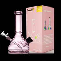 MJ Arsenal - Limited Edition Cache Mini Beaker Water Pipe (Pink Collection) (MSRP $110.00)