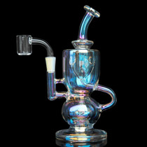 MJ Arsenal - Limited Edition Titan Mini Rig Water Pipe (Iridescent Collection) (MSRP $110.00)