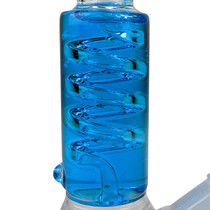 5" Glycerin Assorted Swirl Mini Beaker Water Pipe - with 14M Banger (MSRP $30.00)