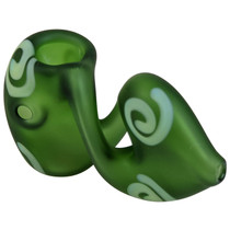 3" Sand Blasted Infinity Twist Spoon Hand Pipe (MSRP $45.00)