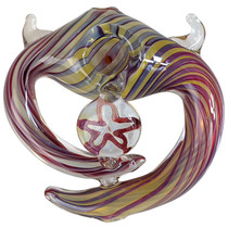 4" Gold Fumed Twin Arm Hand Pipe (MSRP $60.00)