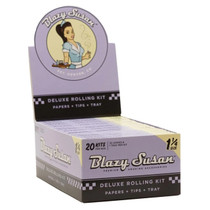 Blazy Susan® - Purple 1¼ Rolling Papers Deluxe Rolling Kit - Display of 20 (MSRP $4.50ea) 