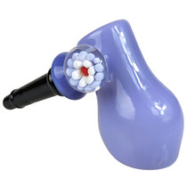 7" Dual Color 3D Flower Hammer Bubbler Hand Pipe (MSRP $60.00)