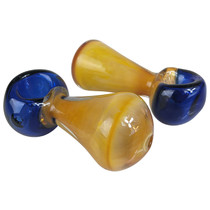 4.5" Colored Head Wide Mouth Spoon Hand Pipe - 2 Pack (MSRP $55.00ea)
