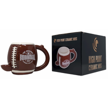 High Point Glass - Ceramic Pipe Mug - American Football (MSRP $30.00)