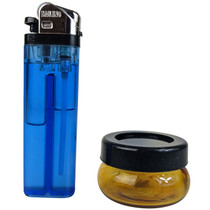 40mm 7ml Silicone Cap Glass Storage Jar (MSRP $5.00)