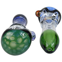 5" Black Mouth Slyme Honey Comb Spoon Hand Pipe - 2 Pack (MSRP $60.00ea)