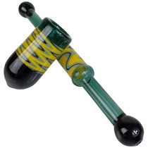 8" Double Mouth Wig Wag Bubbler Hand Pipe (MSRP $80.00)