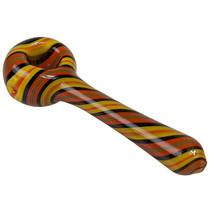 4" Black Color Line Spoon Hand Pipe (MSRP $50.00)