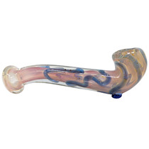 6" Fumed Wave Work Sherlock Hand Pipe - 2 Pack (MSRP $55.00ea)