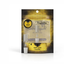 Honey Stax Standard Weld Yellow Line Quartz Banger By Honeybee Herb *Drop Ship* (MSRP $29.99)