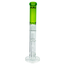 17" Double Honey Straight Tube By MAV Glass Mixed Colors (Pack of 6) *Drop Ship* (MSRP $179.99 Each)