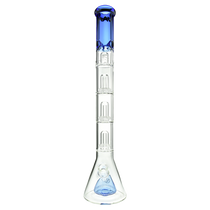 21" Pyramid to Triple UFO Beaker Waterpipe by MAV Glass Mixed Colors (Pack of 4) *Drop Ship* (MSRP $279.99 Each)