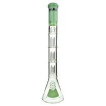 21" Pyramid to Triple UFO Beaker Waterpipe by MAV Glass Mixed Colors (Pack of 4) *Drop Ship* (MSRP $279.99 Each)