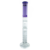 21" Inline to Triple Honey to UFO Straight Waterpipe by MAV Glass Mixed Colors (Pack of 4) *Drop Ship* (MSRP $259.99 Each)