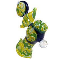 6" High Grade Full Wig Wag Bubbler Hand Pipe (MSRP $120.00)